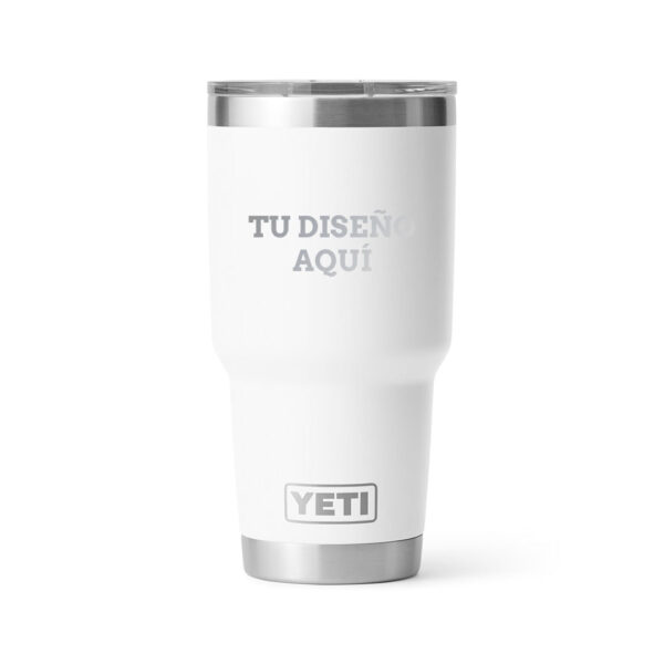 Termo yeti 30oz personalizado con grabado laser blanco