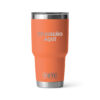 Termo yeti 30oz personalizado con grabado laser naranja