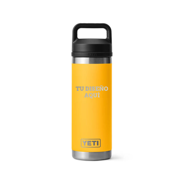 Botella yeti personalizada 18oz amarillo