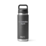 Botella yeti 26oz personalizada con grabado laser negro