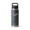 Botella yeti 26oz personalizada con grabado laser gris