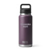 Botella yeti 36oz personalizada con grabado laser morado