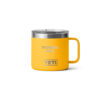 Taza yeti 10oz personalizada con grabado laser amarillo