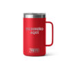 Taza yeti 24oz personalizada con grabado laser rojo