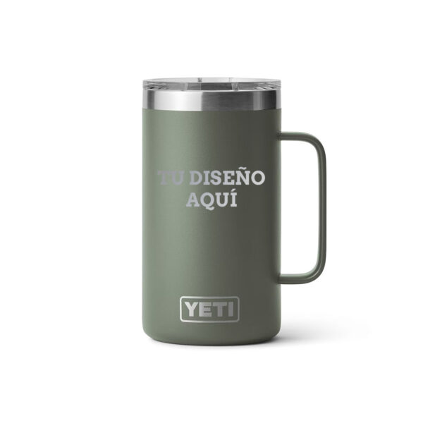 Taza yeti 24oz personalizada con grabado laser militar