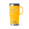 Taza yeti 20oz personalizada con grabado laser amarillo