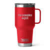 Taza yeti 30oz personalizada con grabado laser rojo