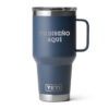 Taza yeti 30oz personalizada con grabado laser azul