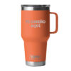 Taza yeti 30oz personalizada con grabado laser naranja