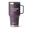 Taza yeti 30oz personalizada con grabado laser morado