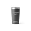 Termo yeti 10oz personalizado con grabado laser gris