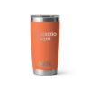 Termo yeti 20oz personalizado con grabado laser naranja