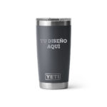 Termo yeti 20oz personalizado con grabado laser negro